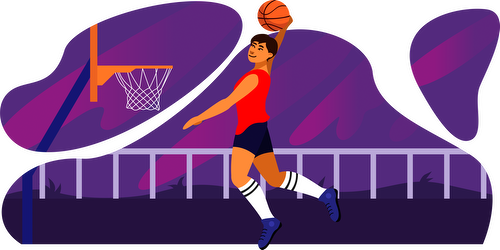 Illustrasjon for Basketball